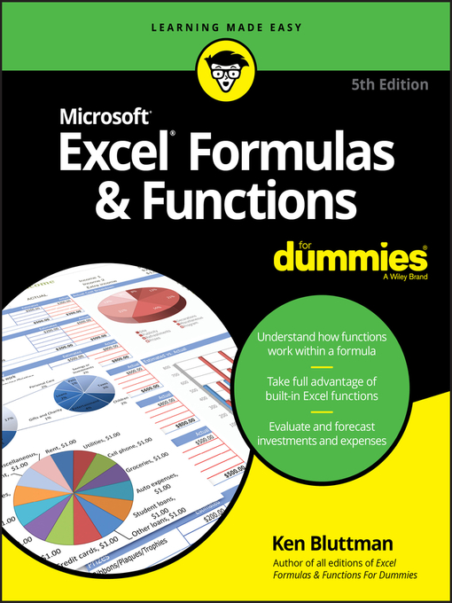 Title details for Excel Formulas & Functions For Dummies by Ken Bluttman - Wait list